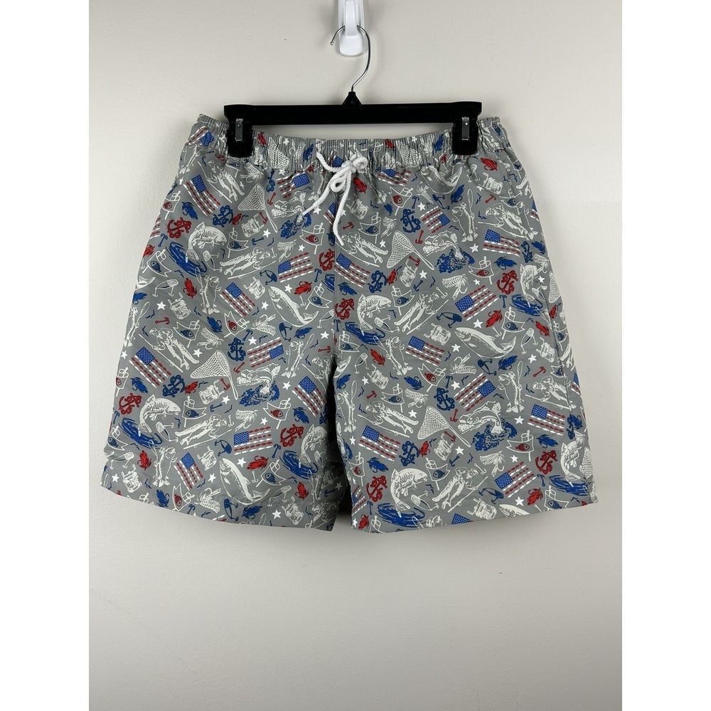 Magellan Fish Gear Water-Repellent Medium Swim Trunks Fishing Shorts